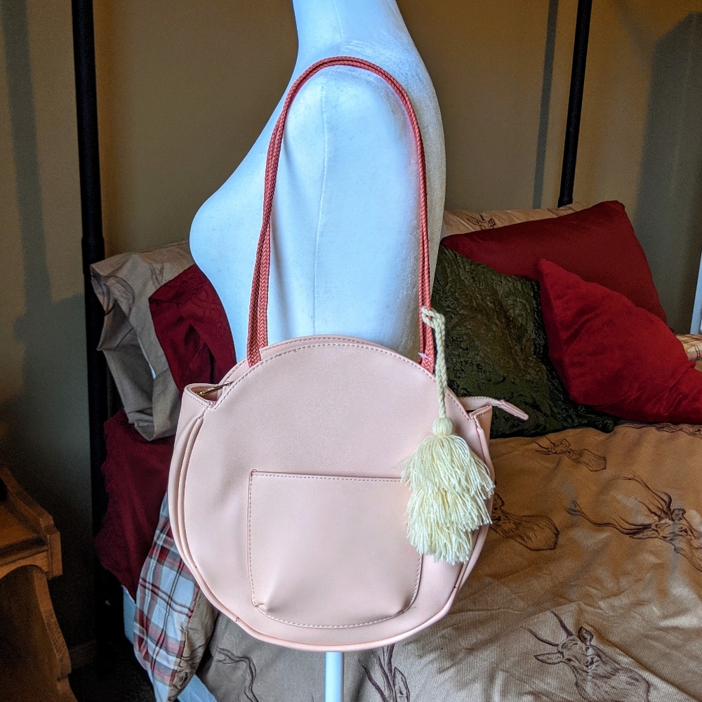 Blush Pink Round Purse